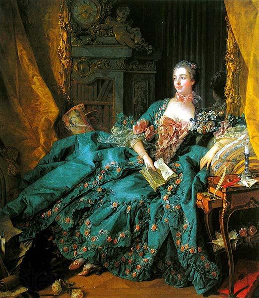 Francois Boucher Portrait of Madame de Pompadour Germany oil painting art